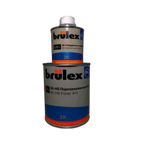 Грунт HS  4+1 BRULEX Черный (1л+отв.0,25л) (к-т)