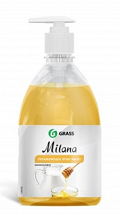 Мыло жидкое GraSS Milana Молоко и мед 500мл (флакон с доз.)