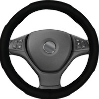 Оплетка на руль AUTOSTANDART Luxury, Black М (37-39 см)