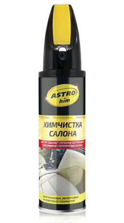 Очиститель салона ASTROHIM со щеткой 650мл (аэр.)