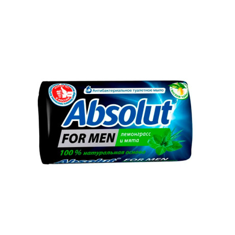 Мыло туалетное Absolut Лемонграсс и мята 90гр