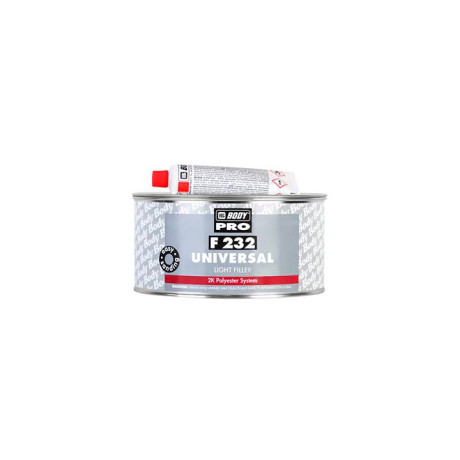 Шпатлевка универс. BODY F232 Universal Polyester Белая 1кг (банка)