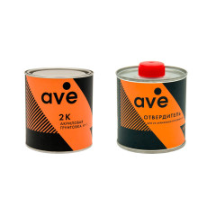 Грунт (4+1) AVE Черный (0,8л+отв.0,2л) (к-т)
