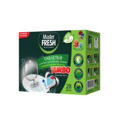 Таблетки для ПММ Master FRESH растворим оболочка (28шт)