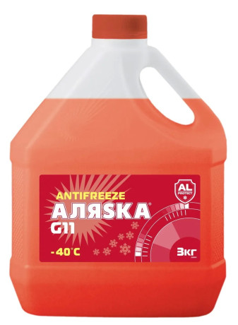 Антифриз АЛЯSKA -40 ⁰С зелен. (п.кан) 3л
