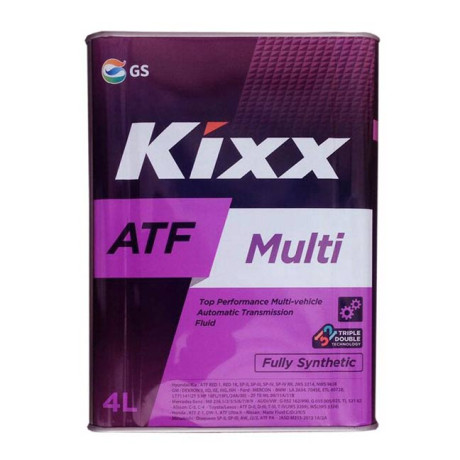 Масло трансм KIXX ATF Multi Plus (Dexron III,SP-III,Toyota T-IV) (метал.) 4л