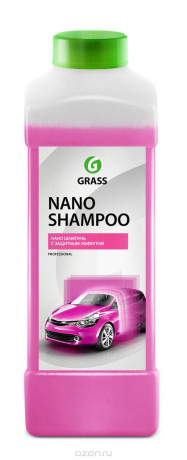 Автошампунь для ручной мойки GraSS NANO SHAMPOO конц. 1кг (флакон)