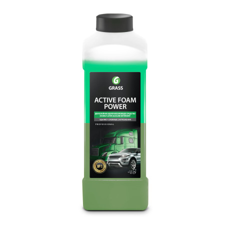 Автошампунь-пена бесконтактный GraSS Active Foam Power конц. 1кг (п.кан)