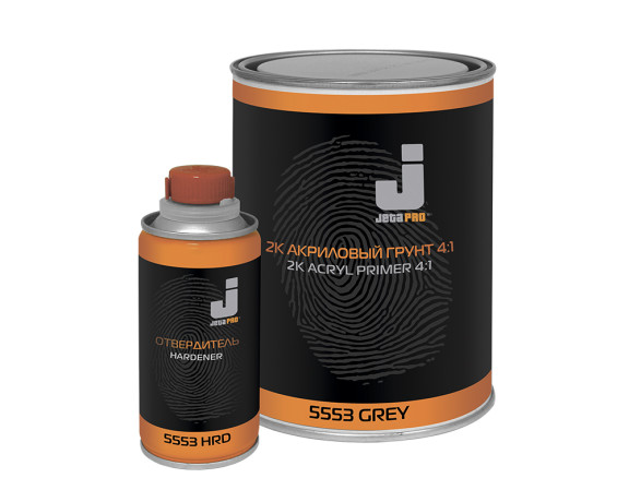 Грунт 4+1 JETAPRO акрилов. Черный (к-т 0,8кг+0,2кг)