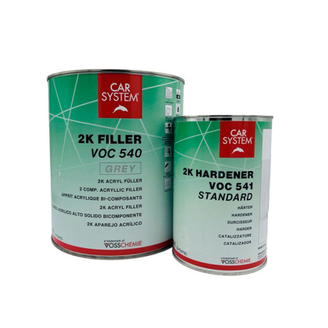 Грунт 4+1 CAR SYSTEM VOC 540 Серый 3,6л (к-т)