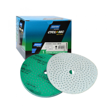 Круг шлифовальный NORTON МА2 Р 120-150 16x150мм Зеленый