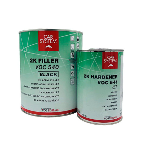 Грунт 4+1 CAR SYSTEM VOC 540 Черный 3,6л (к-т)