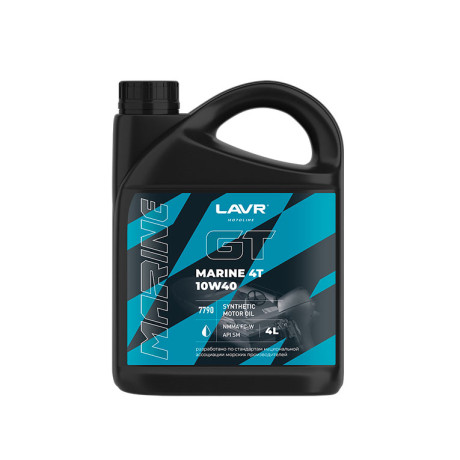 Масло моторн. LAVR GT Marine 4-TAKT 10W-40 лодочн. 4л