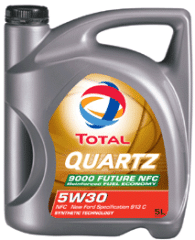 Масло мотор TOTAL QUARTZ 9000 FUTURE NFC 5W30 ACEA: A5/B5/A1/B1 син (п.кан) 4л
