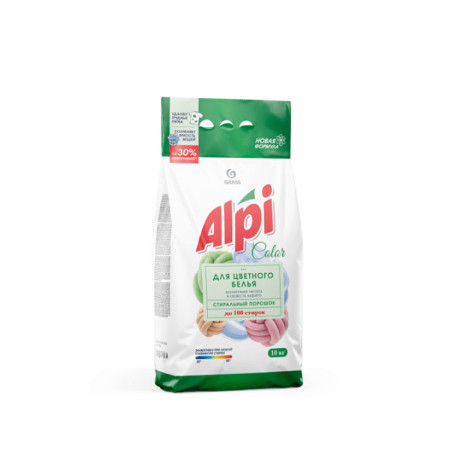 GraSS Синтетическое моющее средство порошкообразное Alpi Сolor 10 кг (Арт-126018)