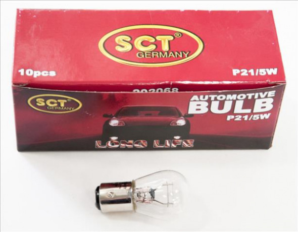 SCT 202068 (P21/5W 12V  BAY15d) 10шт.