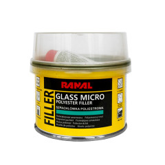 Шпатлевка со стеклов. NOVOL RANAL micro 0,25кг (к-т)