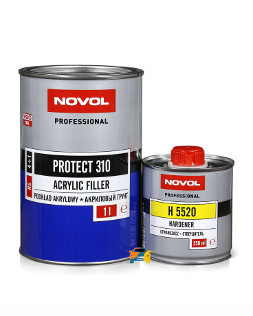 Грунт 4+1 HS NOVOL PROTECT310 Белый (1л+отв.0,25) (к-т)