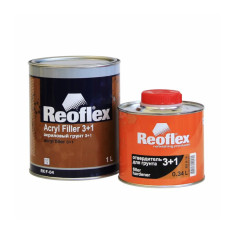 Грунт 3+1 REOFLEX Серый (1л+отв.0,34л) (к-т)
