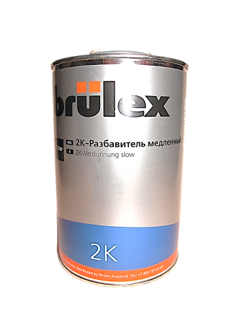 Разбавитель для акрила BRULEX медлен. 1л (банка)