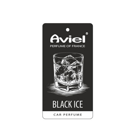 AVIEL Картонный ароматизатор "BLACK ICE"