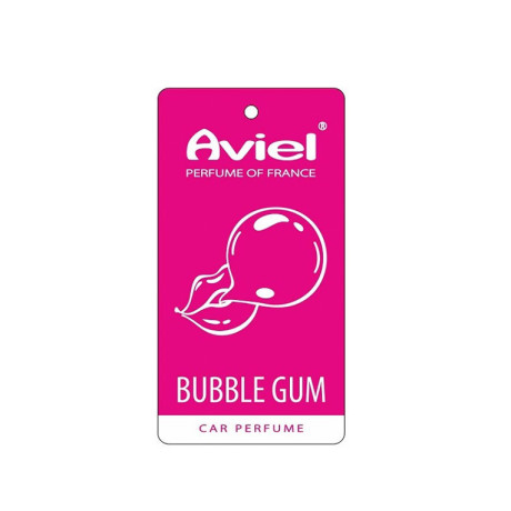 AVIEL Картонный ароматизатор "BUBBLE GUM"
