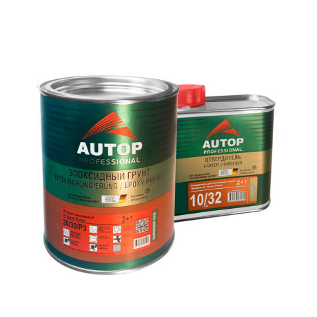 Грунт 2+1 AUTOP Premium Черный (1л+отв.0,5л) (к-т)