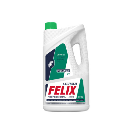 Антифриз FELIX Prolonger G11 3кг (зелён) (п.кан) 3кг